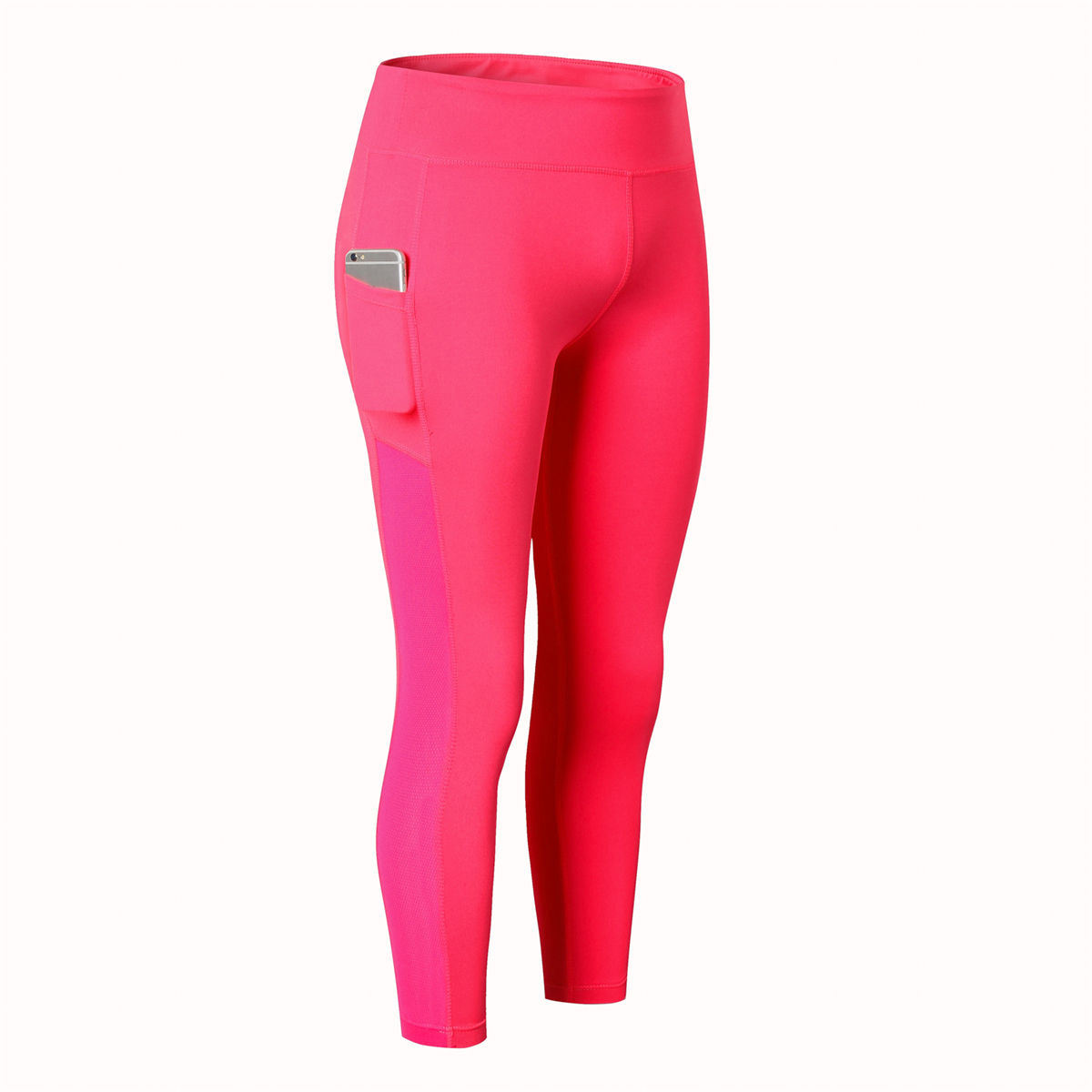 2021 hot sale solid hot pink color leggings work out leggings yoga pants